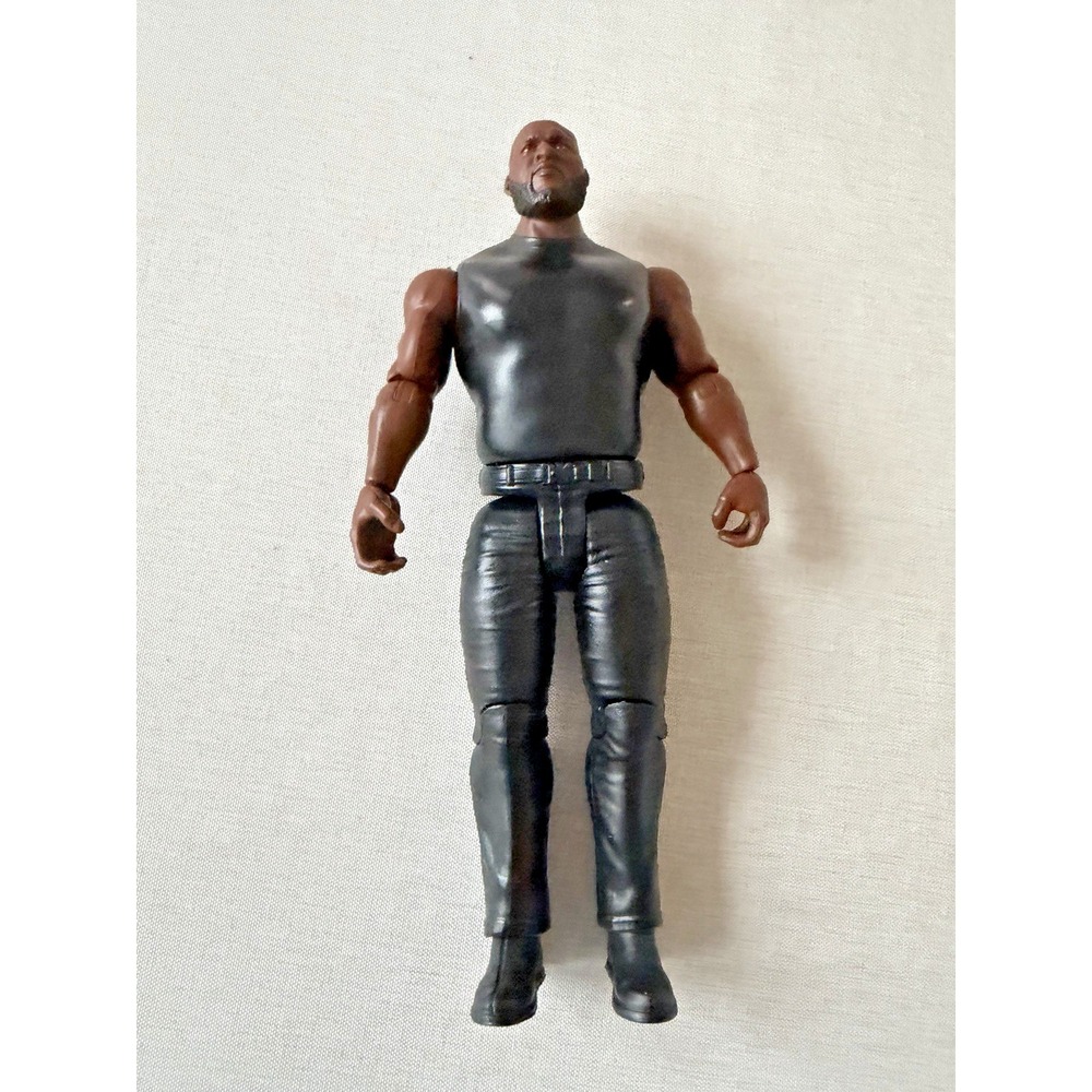 WWE‎ Omos Action Figure 7" 2021 Mattel Wrestling Toy Black Outfit Articulated